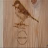 Premium Untreated Larch Wood Nesting Box for Great Tits, NABU-Style view 4