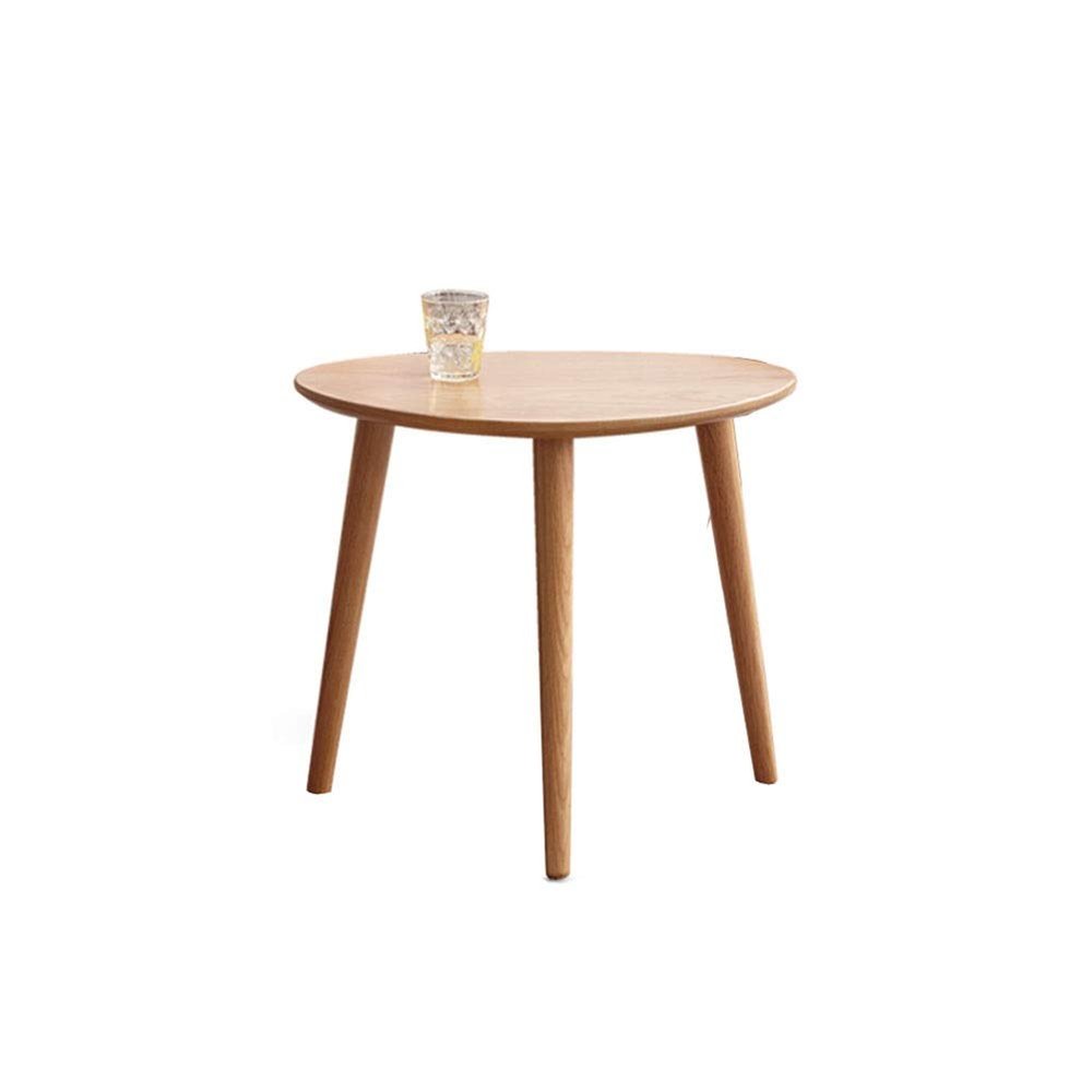 SXSGSM MRDAER Oak Bedside Table and Side Table, Small Coffee Table, Snack Table for Living Room and Bedroom, Color A