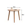 SXSGSM MRDAER Oak Bedside Table and Side Table, Small Coffee Table, Snack Table for Living Room and Bedroom, Color A view 2