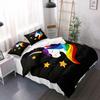 huitutu Rainbow Unicorn Duvet Cover Set 200x220 cm view 4