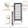 Premium Garden Gate for Double Wire Mesh Fence, Anthracite, 800 x 1500 mm view 2