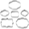 Wilton Cut-Outs Plaque Cookie Cutters, Set of 6 view 1