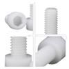 100 White Nylon Socket Head Screws, M5 x 30 mm, for DIY Model Drones, Telescope Mounts and Mechanical/Electronic Accessories view 2
