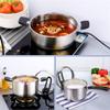 TATSEN 304 Stainless Steel Cookware Set with Nonstick Frying Pan, 3-Piece Set with Lids view 4