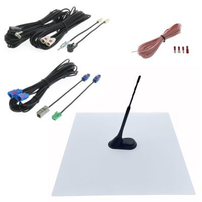 Dietz A2 T3 Antenna Mounting Set - FM, DAB+, GPS, 10 m - FAKRA, DIN, ISO, SMB - A2T3L1000UN