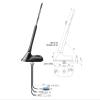 Dietz A2 T3 Antenna Mounting Set - FM, DAB+, GPS, 10 m - FAKRA, DIN, ISO, SMB - A2T3L1000UN view 4
