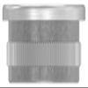 STEINBACHER Stainless Steel Plug for Tube 33.7 x 2.0 mm, Flat, V2A view 2