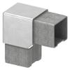STEINBACHER Stainless Steel 90° Connector for 40 x 40 x 2 mm Tube, Push-Fit, V2A view 1