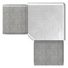 STEINBACHER Stainless Steel 90° Connector for 40 x 40 x 2 mm Tube, Push-Fit, V2A view 3