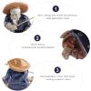 EdirFtra 2-Piece Fisherman Statue Set, Mini Chinese Fisherman Figures for Fish Tanks, Bonsai and Ponds view 3
