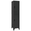 Chusui Steel Locker Cabinet, Anthracite, 38 x 45 x 180 cm view 1