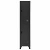 Chusui Steel Locker Cabinet, Anthracite, 38 x 45 x 180 cm view 2