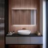 Artforma Frameless LED Bathroom Mirror, 90 x 90 cm, Made to Order view 1