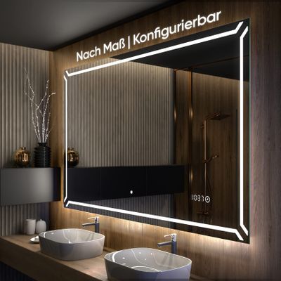Artforma LED Bathroom Mirror with Lighting, 70 x 70 in, Frameless