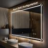 Artforma LED Bathroom Mirror with Lighting, 70 x 70 in, Frameless view 1