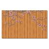 Pink Plum Orange Polyester Door Mat, Non-Slip, Washable, 40 x 60 cm view 1
