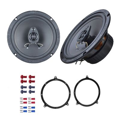 Ground Zero GZFF6.5 Speakers with Installation Kit for Audi A3 (8L) 5-Door, 1996–2003