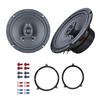 Ground Zero GZFF6.5 Speakers with Installation Kit for Audi A3 (8L) 5-Door, 1996–2003 view 1