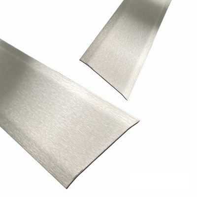 Brushed Stainless Steel Transition Profile, 900 mm, 150 mm Leg, 0.8 mm Thick