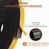 Self-Adhesive Foam Weatherstripping Tape, 6 mm W x 3 mm D x 20 m L, Black view 2
