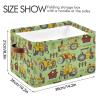 Kcldeci Tractor Cartoon Foldable Storage Baskets with Handles view 4
