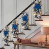 Large Outdoor Christmas Wreath, Blue, 5 m view 1