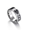MAYIYAHO Men's Punk Skull Ring, Stainless Steel, Silver Tone view 1