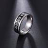 MAYIYAHO Men's Punk Skull Ring, Stainless Steel, Silver Tone view 3