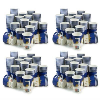 Octopus 1500x Mulled Wine Paper Cups, Winter Design, 200 ml