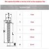 10x Universal Metal Hex Phillips Combination Screws for Bumpers view 2