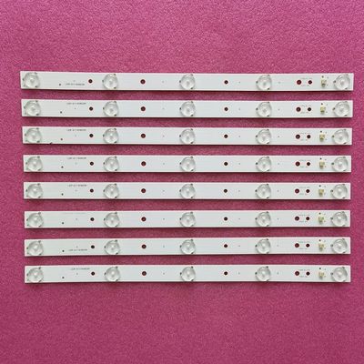 SAAKO 8-Piece/Lot 5LED (3V) 348mm LED Backlight Strips for LX40L41-V01, 40A3, DS40M41A-LX01, DS40M51-DS04 V01, SVA LE4028DT, DSBJ-HS