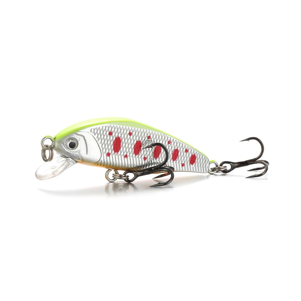 Hard Bait 44 mm, 4 g, Sinking Stream Minnow Lure, Color J