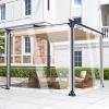 Clear PVC Tarp with Eyelets, 1.3 m x 3.8 m, 450 g/m² view 1