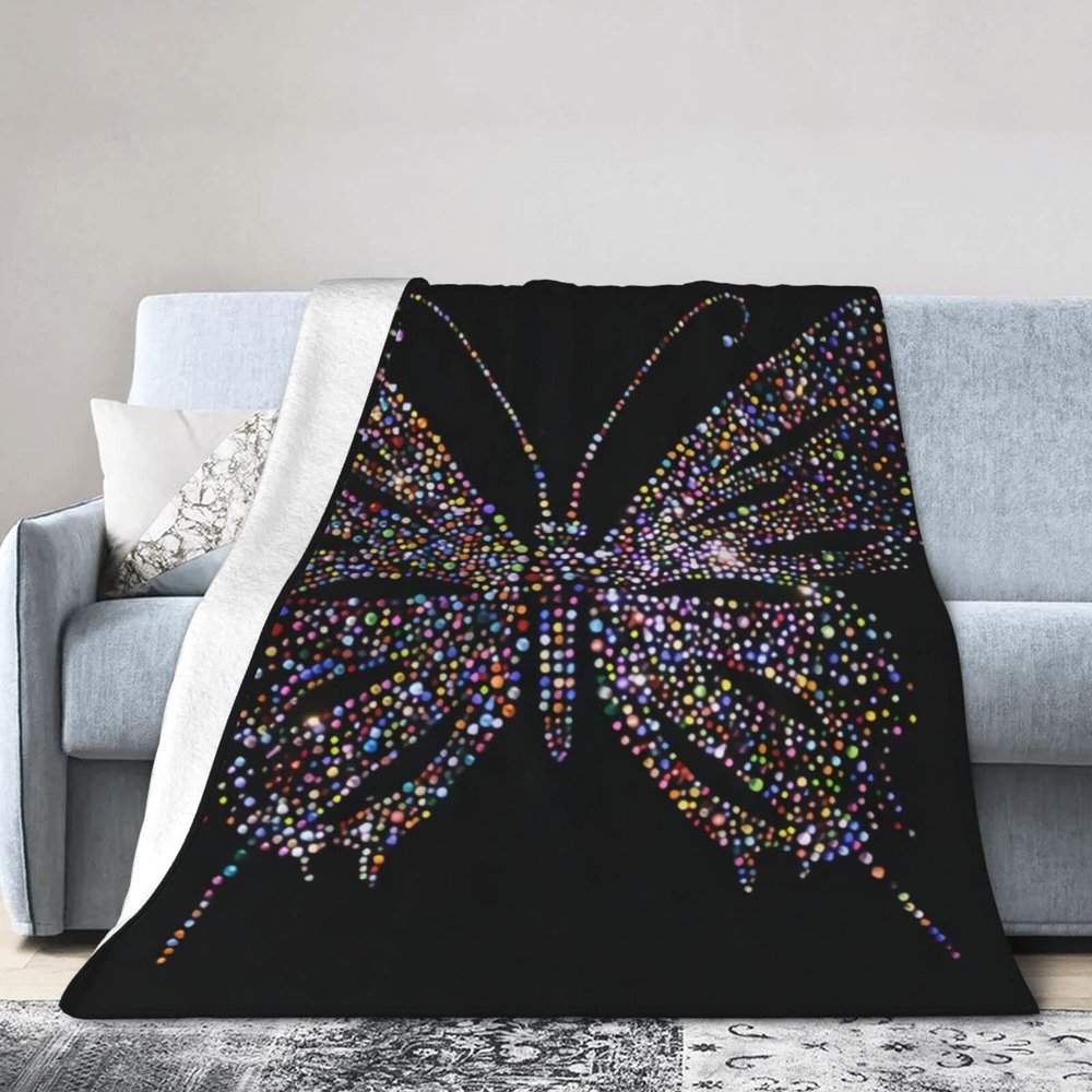Soft Micro-Flannel Throw Blanket for Sofa, Couch, or Bed