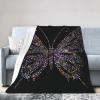 Soft Micro-Flannel Throw Blanket for Sofa, Couch, or Bed view 1
