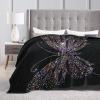 Soft Micro-Flannel Throw Blanket for Sofa, Couch, or Bed view 4
