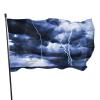 Garden Flag, Majestic Rain Cloud with Thunderstorm, 3 x 5 ft view 1