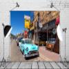 CORTOTO 3 x 2 m Fabric Route 66 Arizona City Street Scene Backdrop view 3