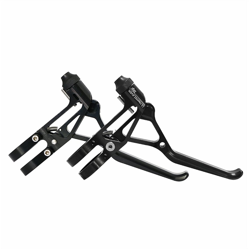 LP Ultra-Light CNC 64 g Brake Lever for Folding and Road Bikes, V-Brake, Black