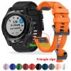 TONECY Smart Silicone Replacement Band for Garmin Fenix 6/6S/6X Pro, 5/5X Plus, 3/3 HR, 935 and 945, Quick-Release Strap, 22/26 mm, Mint Green, 26 mm for Fenix 5X/5X Plus view 2