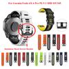 SDUTIO 22 mm Silicone Quick-Release Band for Garmin Fenix 6 Pro, Blue-Green view 2