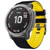 SDUTIO 22 mm Silicone Quick-Release Band for Garmin Fenix 6 Pro, Blue-Green view 3
