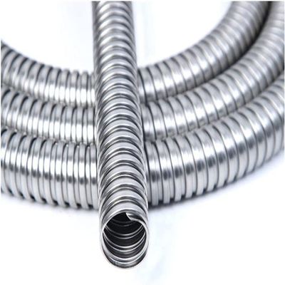Corrugated Stainless Steel Metal Hose, Wire Protective Tube, 1 m, 8 mm Inner Diameter