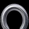 Corrugated Stainless Steel Metal Hose, Wire Protective Tube, 1 m, 8 mm Inner Diameter view 3