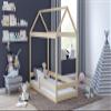 Gnrique Gabriel House Bed, Pine Wood, 200 x 90 cm, Pine Color view 1
