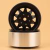 Uinfhyknd 4-Piece 1.9-Inch Deep-Dish Metal Beadlock Wheels for 1/10 RC Crawlers view 3