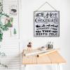 Rimego 16 x 16 in. Merry Christmas Wooden Wall Sign view 4