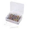 Wlauqueta 250 Pcs Glass Head Pins view 1