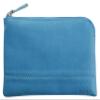 Rhodia 116536C Rhodiarama Zip Pouch, Italian Faux Leather, Small (11 x 17 cm), Turquoise, 1 Piece view 1
