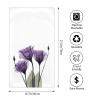 AOOEDM Lavender Purple Hope Flowers Soft, Absorbent Guest Towels, 27.5 x 16 in view 3